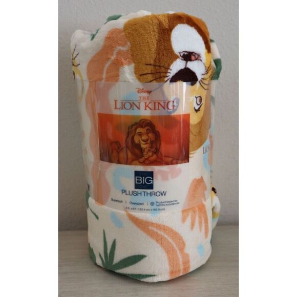 The Big One - Disney The Lion King Super Soft Oversized Plush Throw 5ft x 6ft - Picture 2 of 7